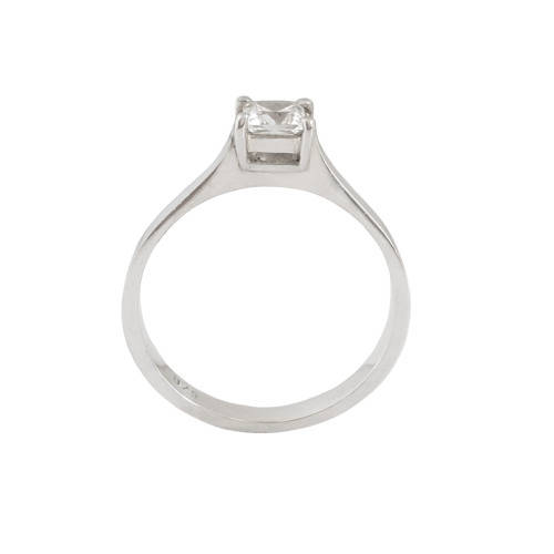 **CD DESIGNER JEWELRY**925 Sterling Silver**0.50ct Solitiare Engagement Ring**Size P
