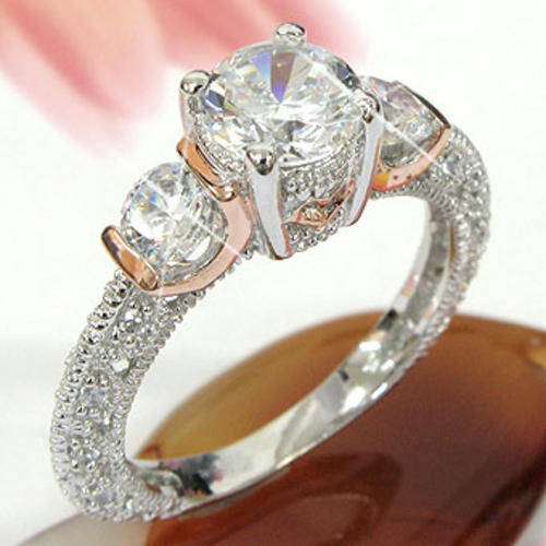 1.00ct Simulated Diamond STUNNING Engagement Ring**Size 8**
