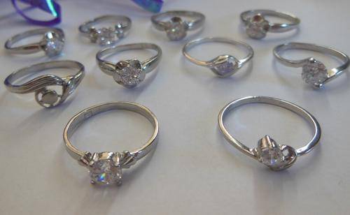 **MIXED BULK LOT**Women's CZ Rings**10 RINGS**Incredible Value**