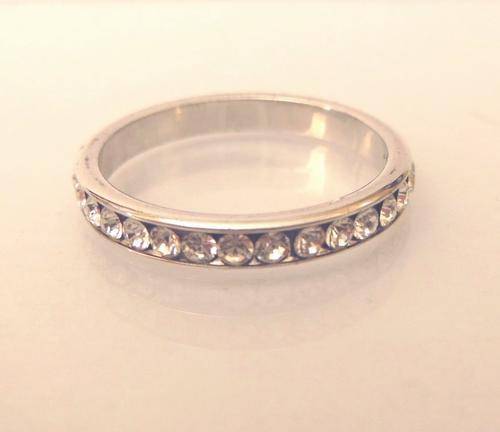 **GORGEOUS**Crystal Eternity Band**Size U**