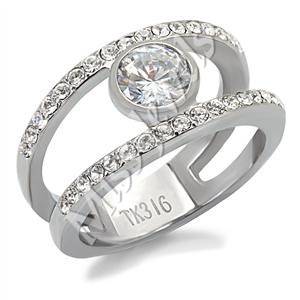 **Stainless Steel**1.50ctw**Millenium Engagement Ring***Sizes 5/6/7/8/10