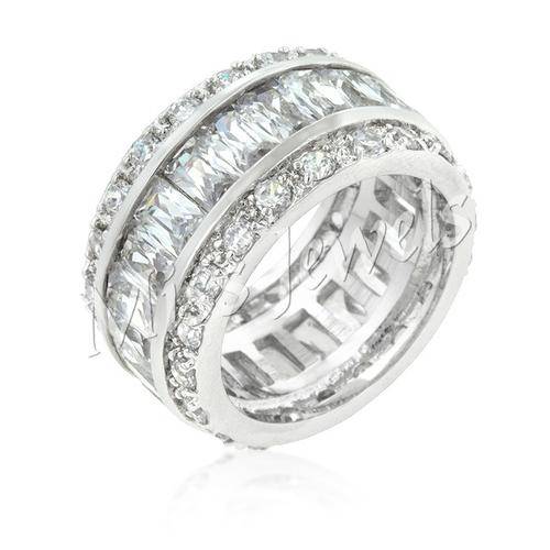 {{8.8ctw}} CubicZirconia Costume Eternity Band- Size 5/7/8/9/10