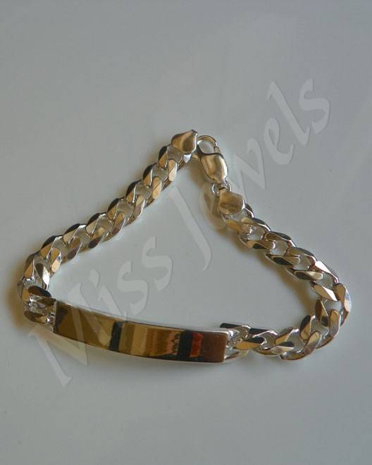 **925 Sterling Silver**25 gram ID Bracelet