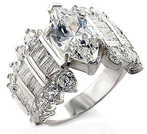 **Size 6**Sterling Silver**Magnificent Wedding Ring