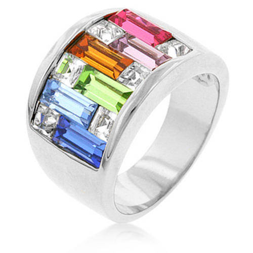 **Stunning Candy Maze Dress Ring**