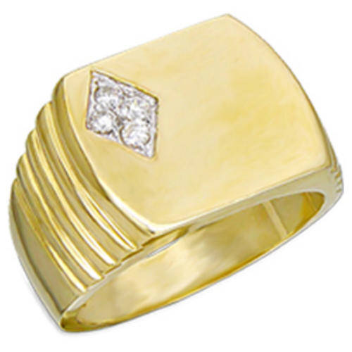 ***NEW SUMMER ARRIVAL****MAGNIFICENT**** Men's Gold Plated CZ ring**Sizes 11/12***