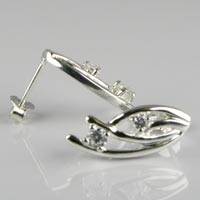 **GORGEOUS**925 Sterling Silver** STUNNING CZ Earrings**