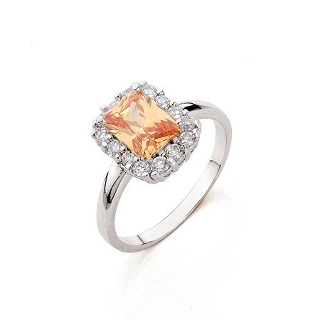***DON"T MISS OUT***Emerald Cut CZ Dress Ring***Size 8**