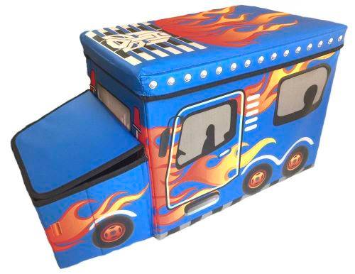 Brand New Kids' Truck Ottoman Foldable Seatable Toys Cars Storage Box. Perfect Gift!