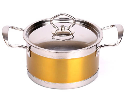 High Quality Colorful Leopard 10-Piece Stainless Steel Cookware Set