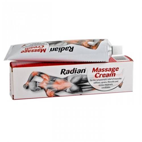 Set of 2 Radian Massage Cream for Instant Relief from Pain Sprains Fibrositis 100g