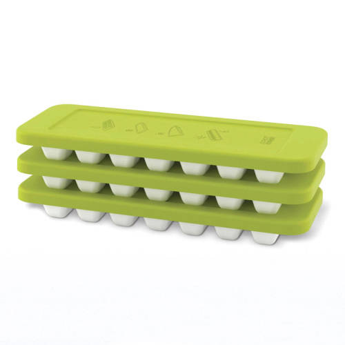 NEW Easy Release Ice-Cube Tray With Stackable Lid