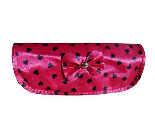 New 12pc MAKE UP BRUSHES SET WITH ROLL UP CARRY CASE - Black & Pink