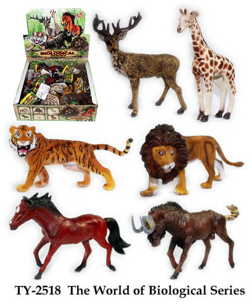 The Worlds Biological Wild Animal Series Toys Collect all 6