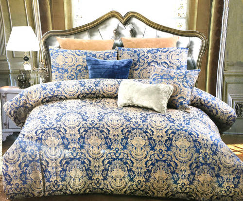 Royal Collection Designer 5pc Blue Comforter Set - New Arrival !