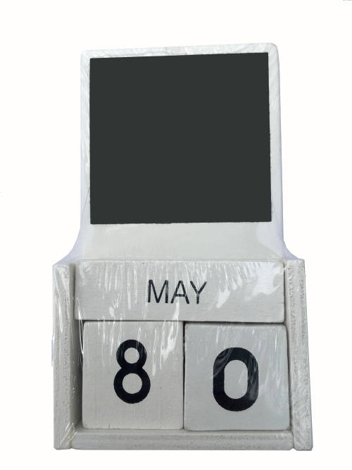NEW Wooden Blocks Table Calendar
