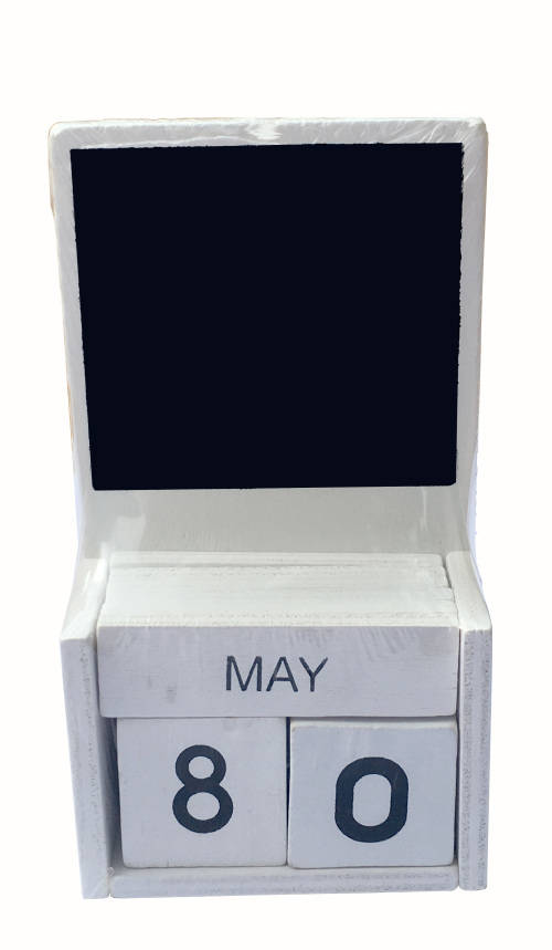 NEW Wooden Blocks Table Calendar