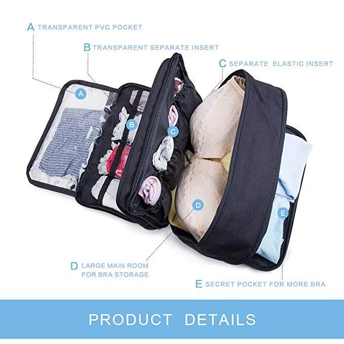 Multi-Functional Waterproof Underwear Travel Storage Bag