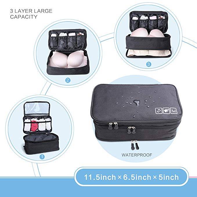 Multi-Functional Waterproof Underwear Travel Storage Bag