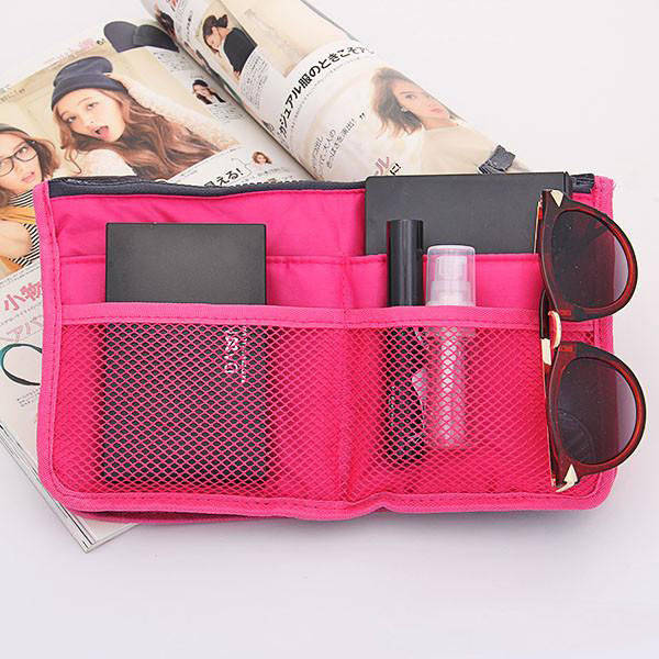 My Bag Organizer Ladies Travel Cosmetic Purse Handbag Insert Tidy Bag Storage