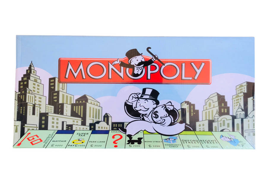 Monopoly Board Game The Classic Edition Money in The Bag