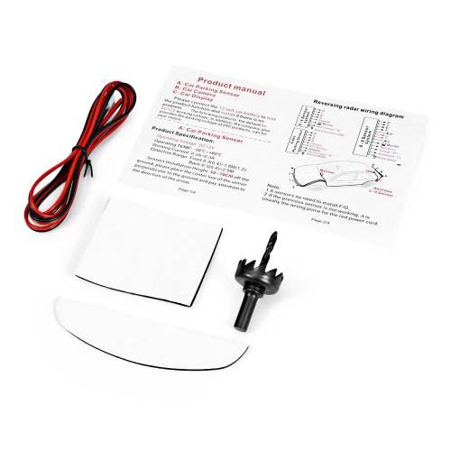 Car Parking Distance Detector Alarm System with 4 Sensors