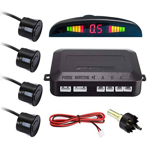 Car Parking Distance Detector Alarm System with 4 Sensors