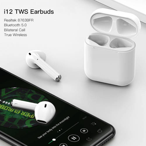 **Black Friday Deal**  Bluetooth 5.0 TWS i12 Touch Earbuds Earphones with Auto-Pairing Function