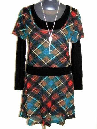 SALE - Wool Blend Winter Dress - Size: 32/34
