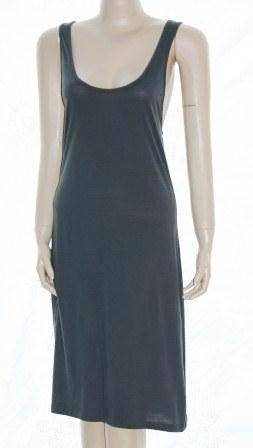 URBAN - "A Must Have" Charcoal Cotton Tank Dress  - Size: XXL