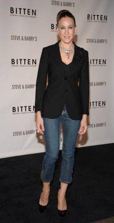 "BITTEN By Sarah Jessica Parker " Black Blazer Jacket - Size: Medium