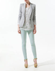 Grey Boyfriend Blazer - Size: 34