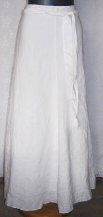 HILTON WEINER Linen Maxi Skirt - [Size: Medium]