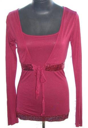 Sequine Tank with Matching Bolero Set - Size: XS