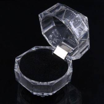 New Crystal Ring Boxes for Jewelry Displays [Black Velvet]