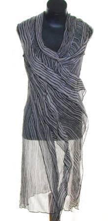 JENNI BUTTON - Pure Silk Sample Dress - Size: 32