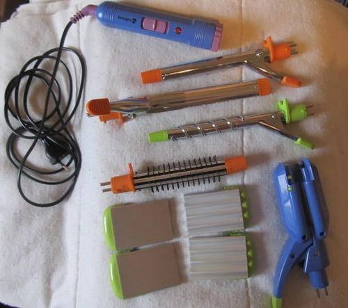 All in one kiddies hair iron set