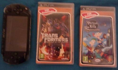 PSP with 2 Games