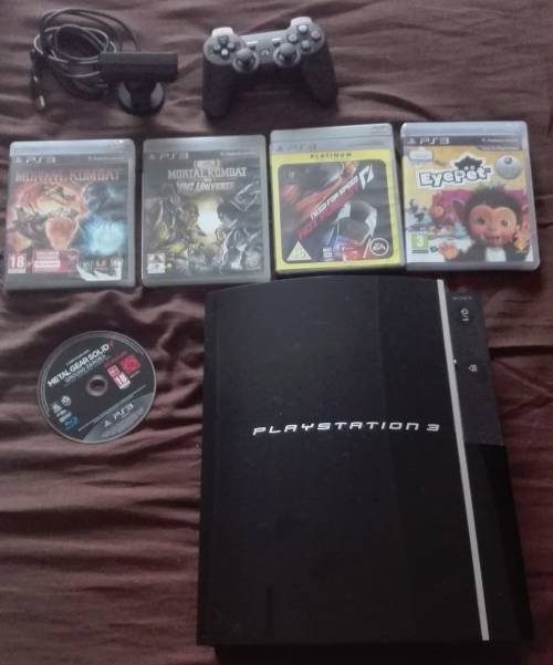 PlayStation 3 with Games and Camera