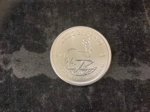 2019 Uncirculated silver Krugerrand