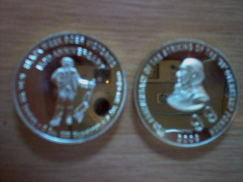 2009 NNS FINE SILVER BLACK WEEK MEDALLION
