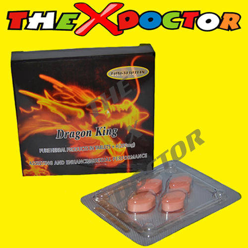 Dragon King - Natural Sex Pills, Enhancer for Men 10 Boxes (40 Tablets) 200mg
