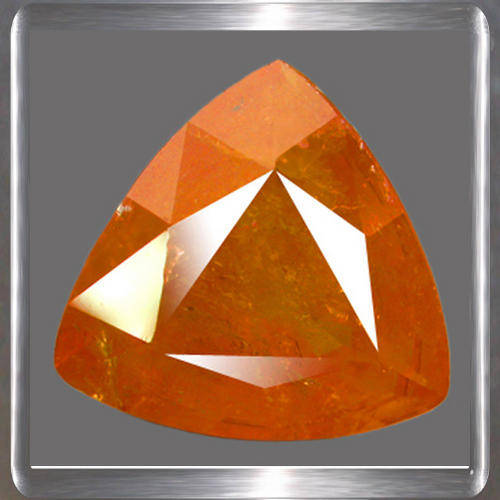Natural Spessartite Garnet Orange 4.56ct Trillion Cut