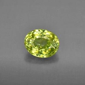 BRILLIANT LIME GREEN PERIDOT   .689CT