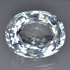DAZZLING   WHITE  TOPAZ  9.4  ct  DEMOCRATIC REP. OF  CONGO