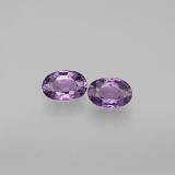 DEEP VIOLET SAPPHIRE PAIR  1.68 CT