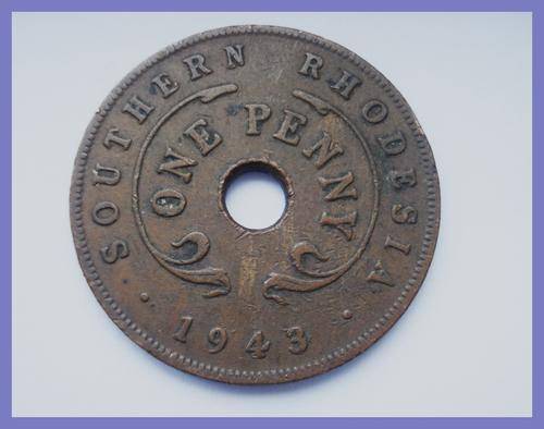 1943    SOUTHERN RHODESIAN PENNY