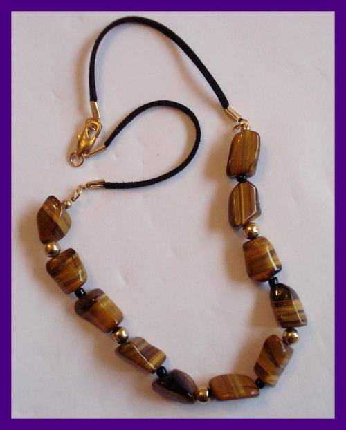 GENUINE TIGERS EYE NECKLACE