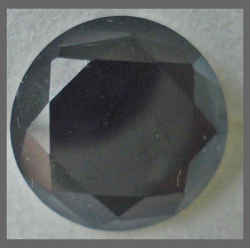 LOVELY BLACK OPAQUE MOISSANITE  4.32  CT