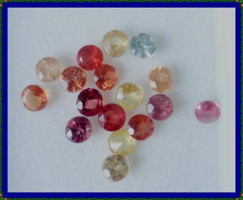 BEAUTIFUL SET OF 1.31CT  NATURAL SONGEA  SAPPHIRES